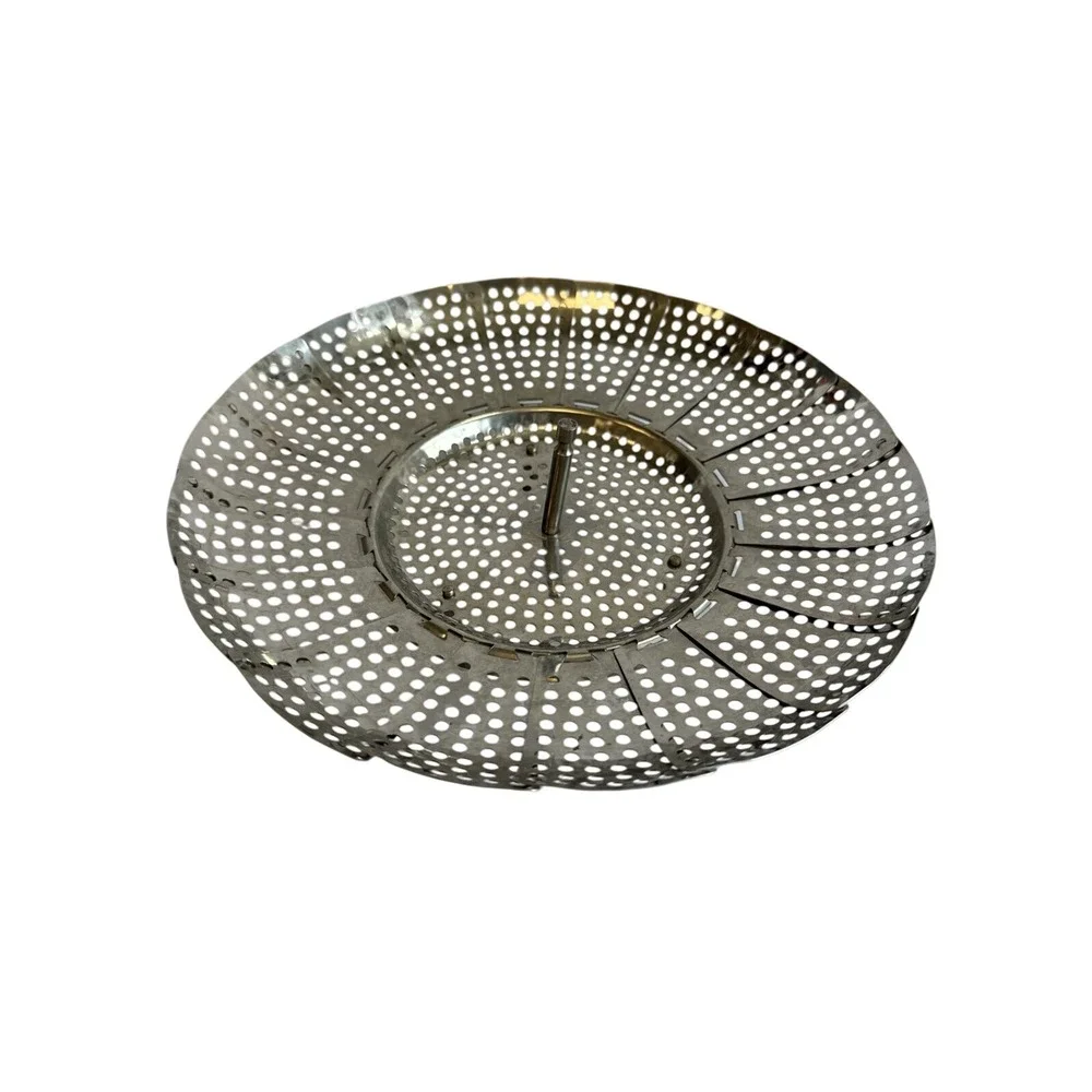 Expandable Stainless Steel Vegetable Steamer Basket for Pot Cooking